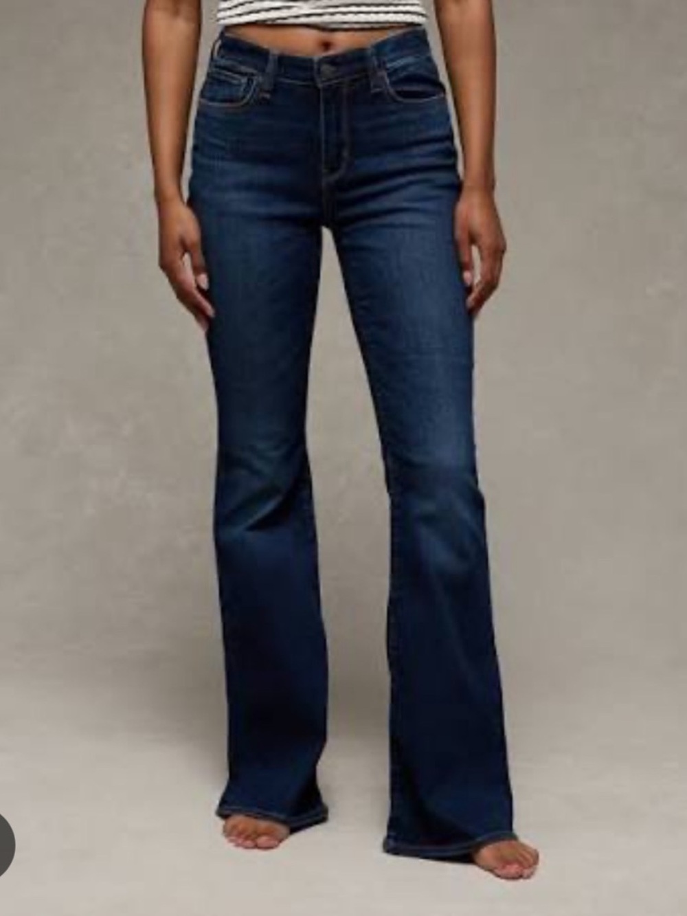 American Eagle Super Stretch Super High Rise Flare Jean